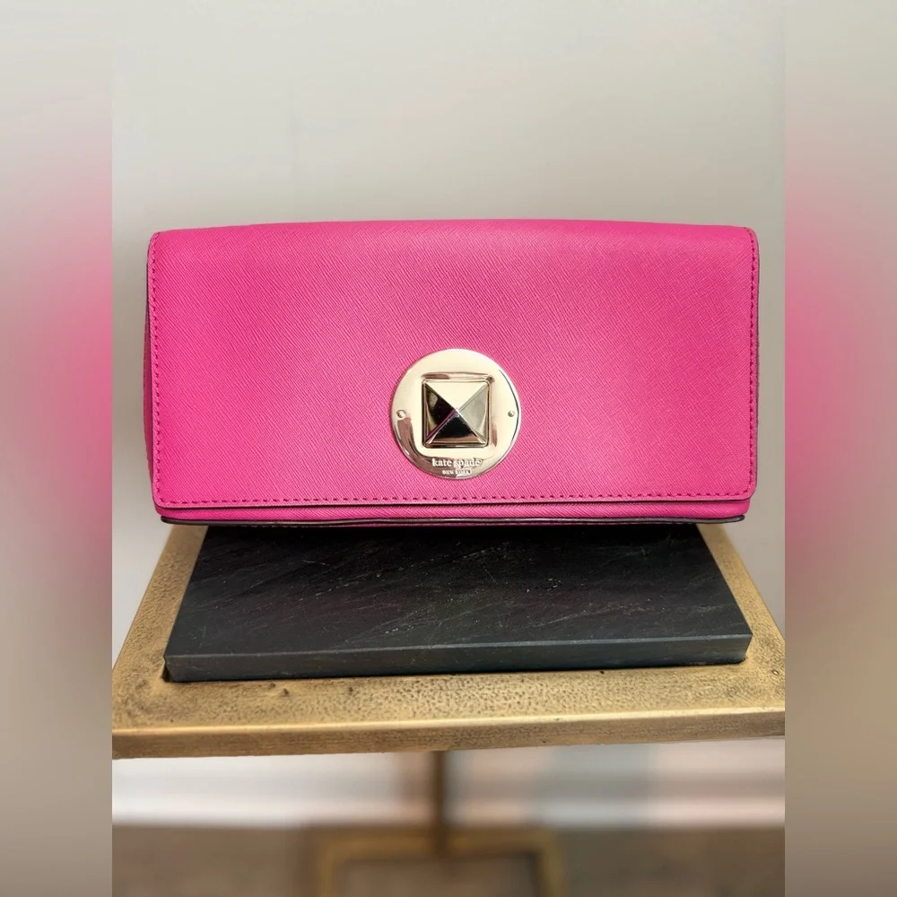 Kate Spade Pink Newbury Lane Keira Clutch